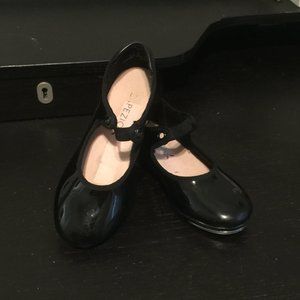 CAPEZIO BLACK TAP SHOES SIZE 12M
